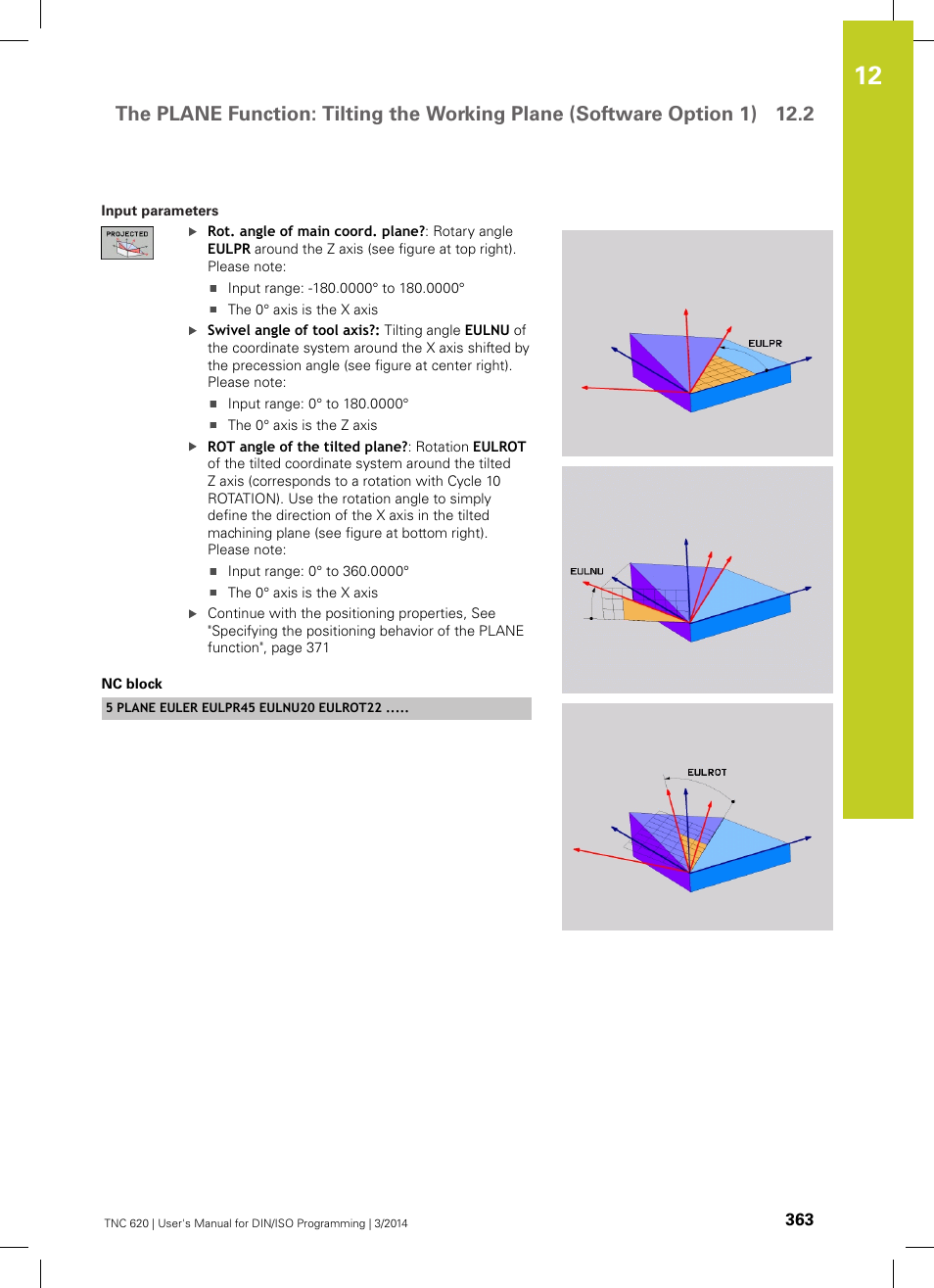 HEIDENHAIN TNC 620 (81760x-01) ISO programming User Manual | Page 363 / 584