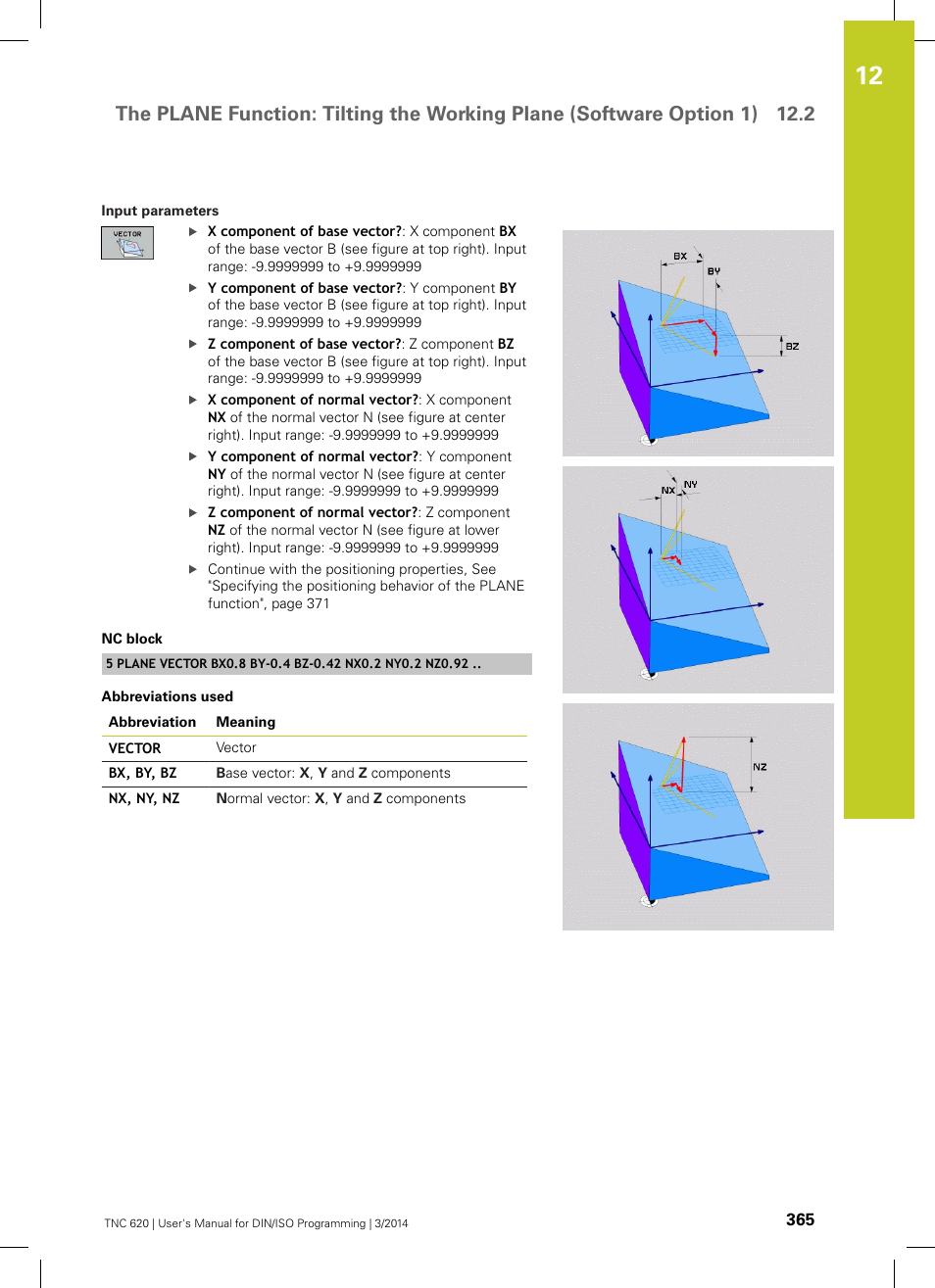 HEIDENHAIN TNC 620 (81760x-01) ISO programming User Manual | Page 365 / 584