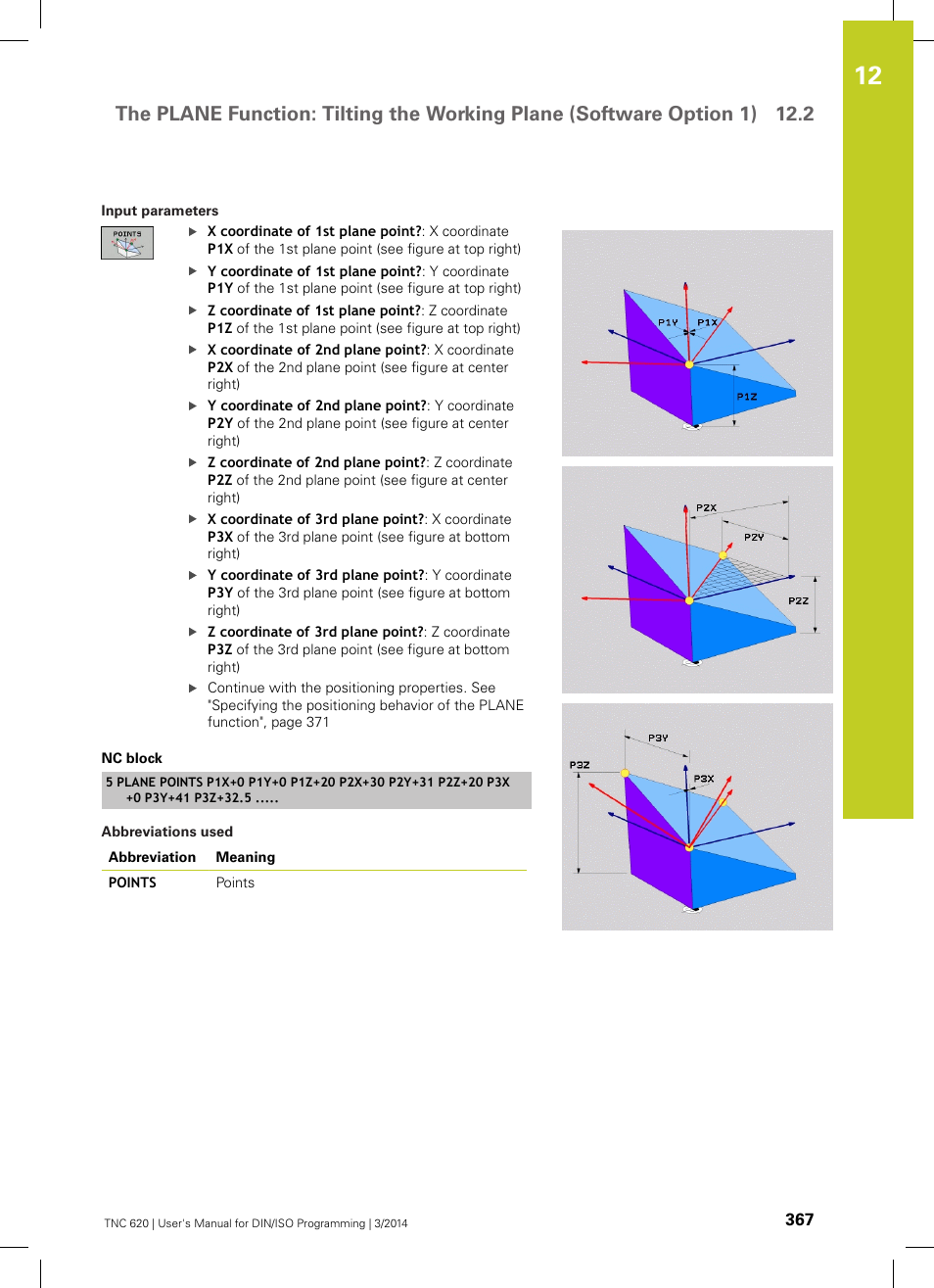 HEIDENHAIN TNC 620 (81760x-01) ISO programming User Manual | Page 367 / 584