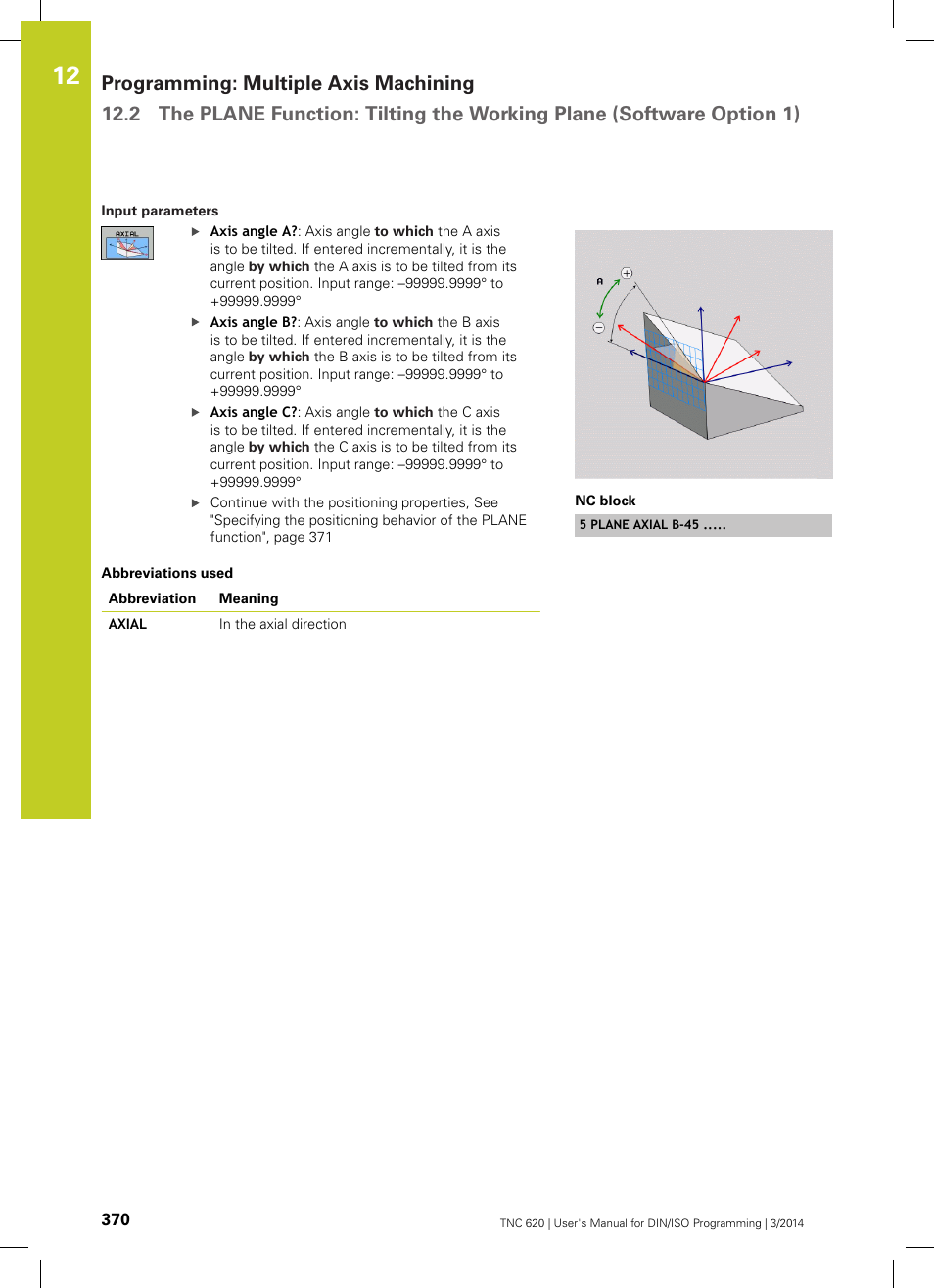 HEIDENHAIN TNC 620 (81760x-01) ISO programming User Manual | Page 370 / 584