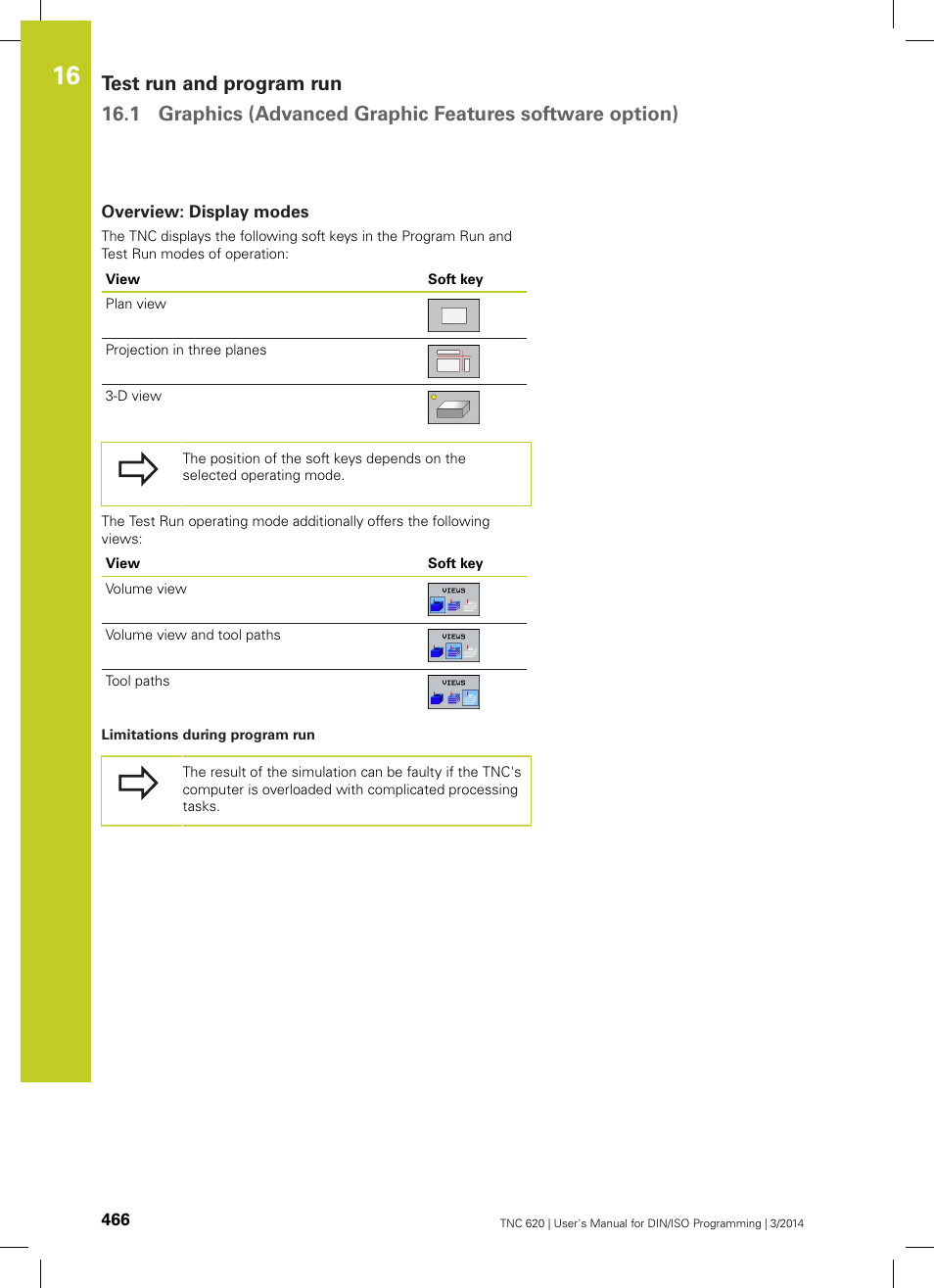 Overview: display modes | HEIDENHAIN TNC 620 (81760x-01) ISO programming User Manual | Page 466 / 584