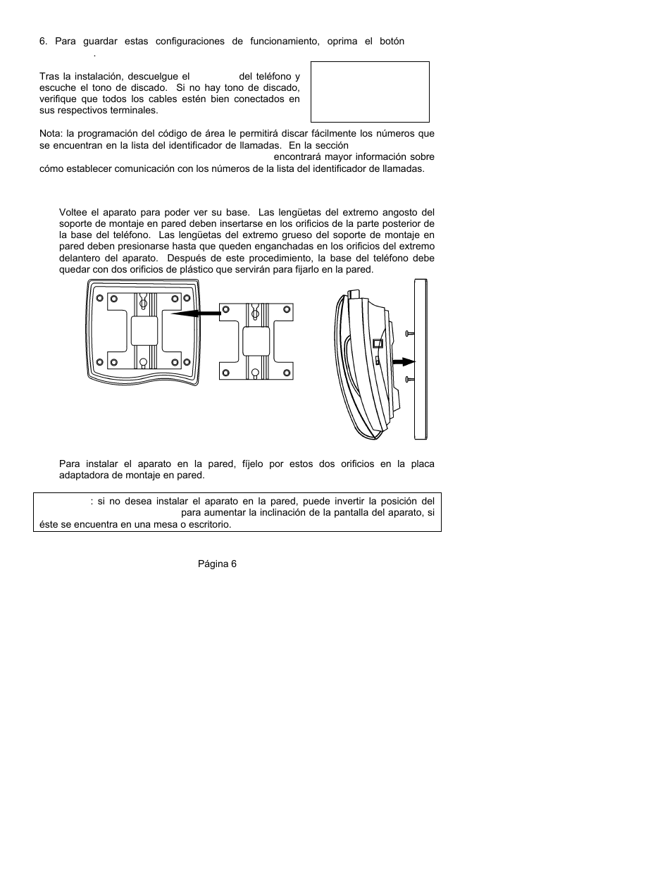Instalación en pared | ClearSounds CST25 User Manual | Page 55 / 70