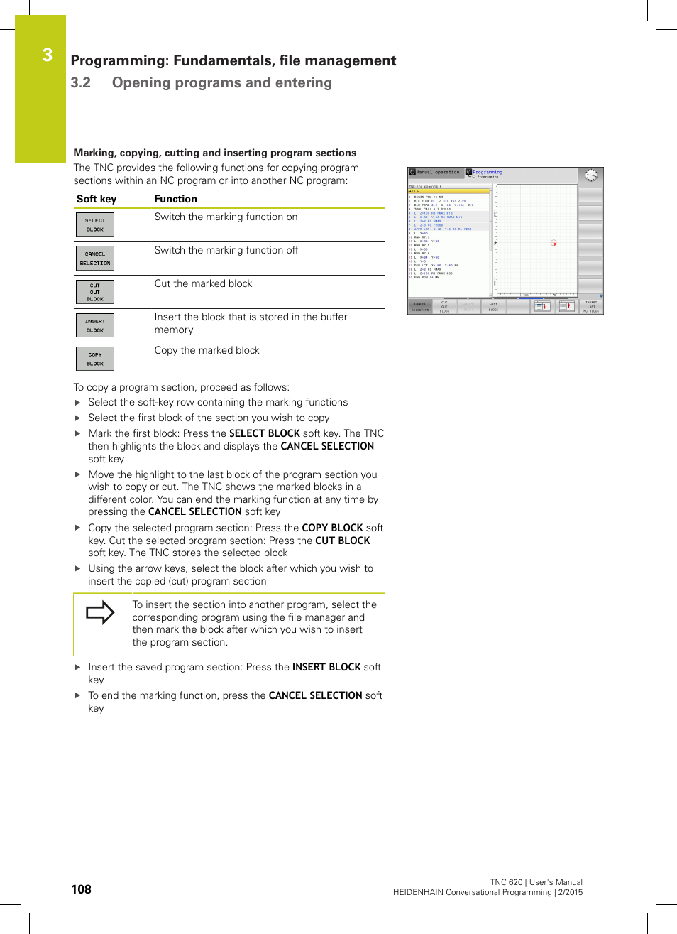 HEIDENHAIN TNC 620 (81760x-02) User Manual | Page 108 / 656