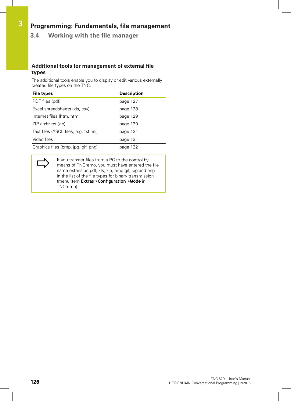 HEIDENHAIN TNC 620 (81760x-02) User Manual | Page 126 / 656