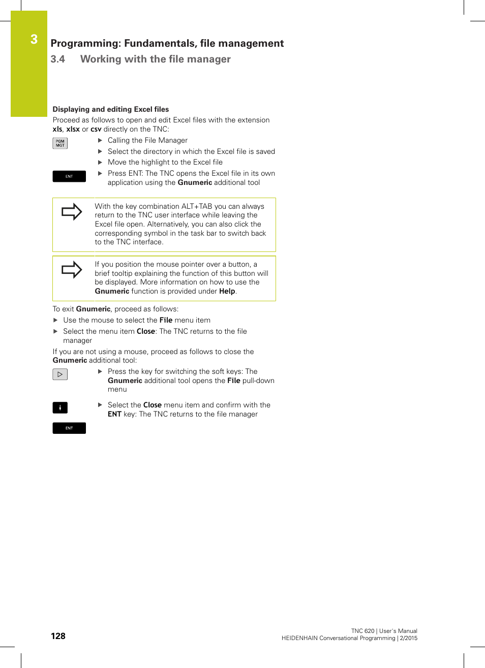 HEIDENHAIN TNC 620 (81760x-02) User Manual | Page 128 / 656