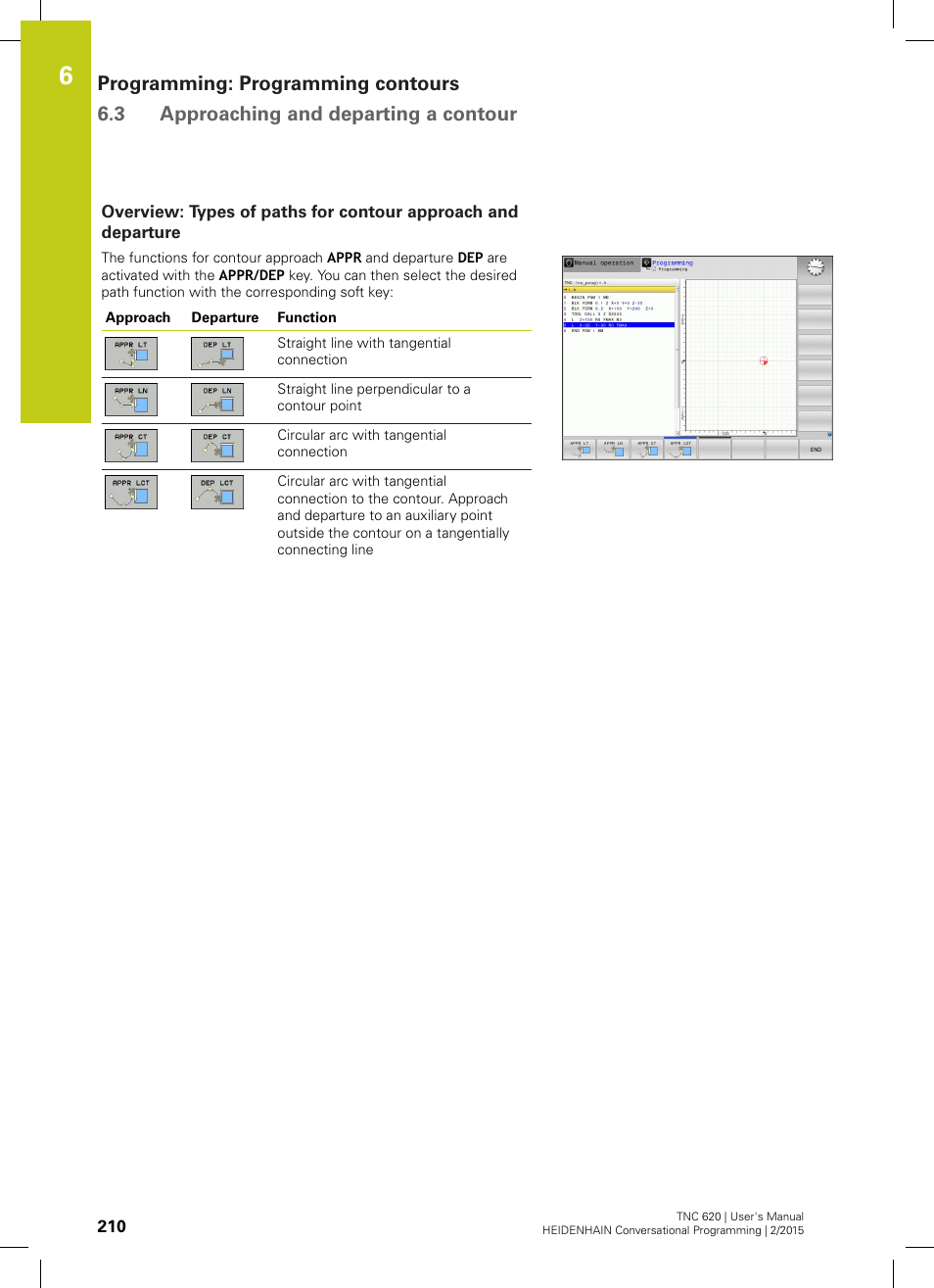 HEIDENHAIN TNC 620 (81760x-02) User Manual | Page 210 / 656