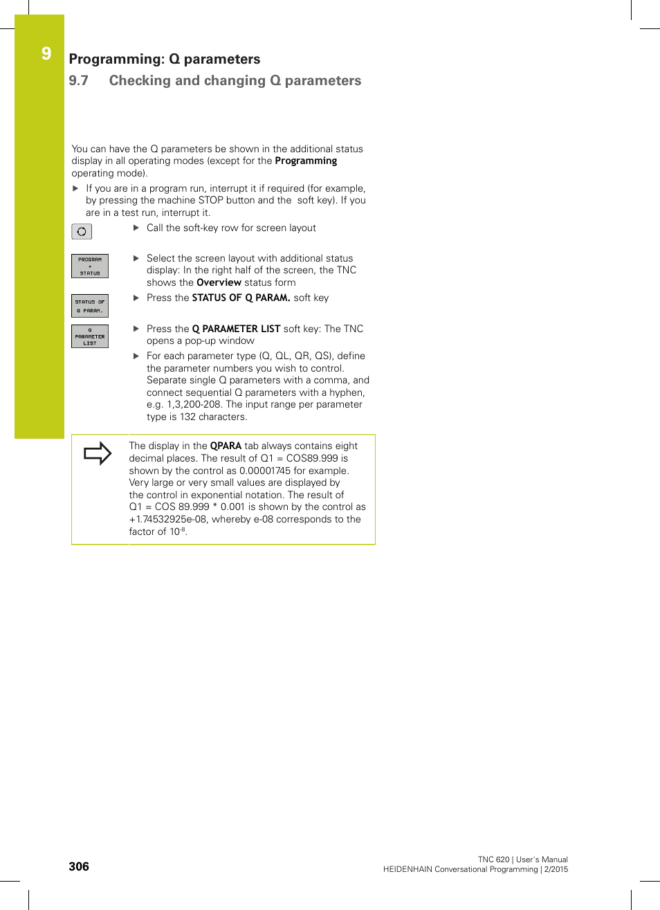 HEIDENHAIN TNC 620 (81760x-02) User Manual | Page 306 / 656