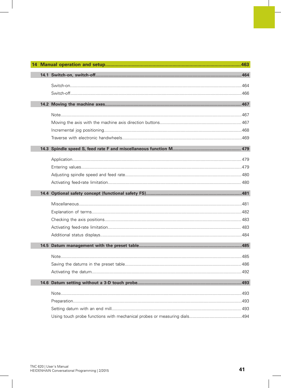 HEIDENHAIN TNC 620 (81760x-02) User Manual | Page 41 / 656