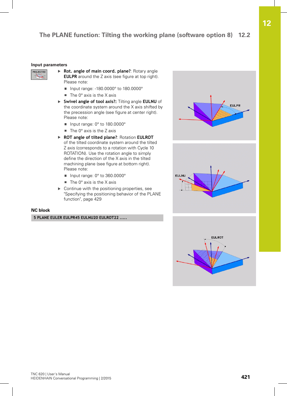 HEIDENHAIN TNC 620 (81760x-02) User Manual | Page 421 / 656