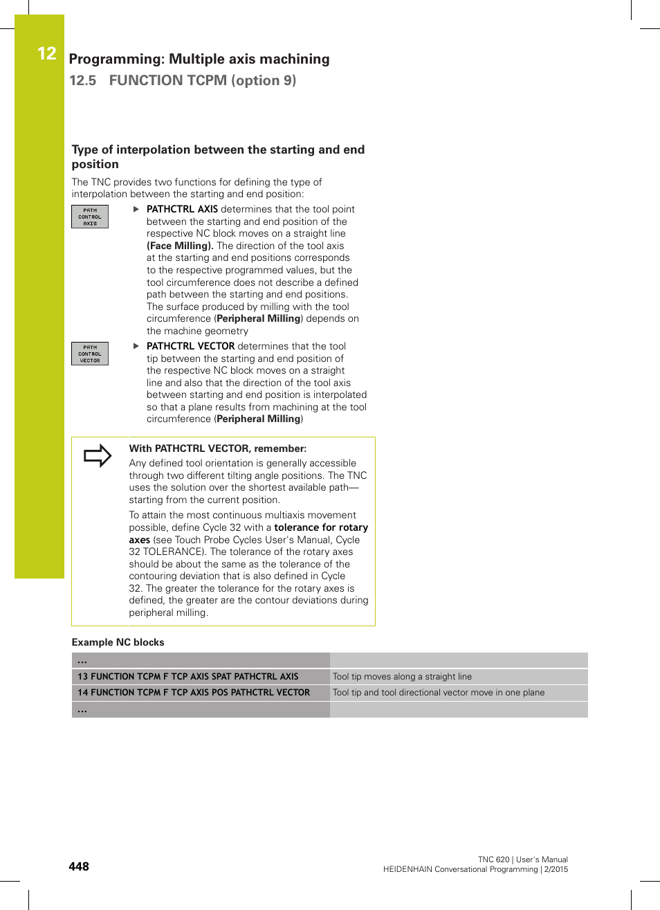 HEIDENHAIN TNC 620 (81760x-02) User Manual | Page 448 / 656