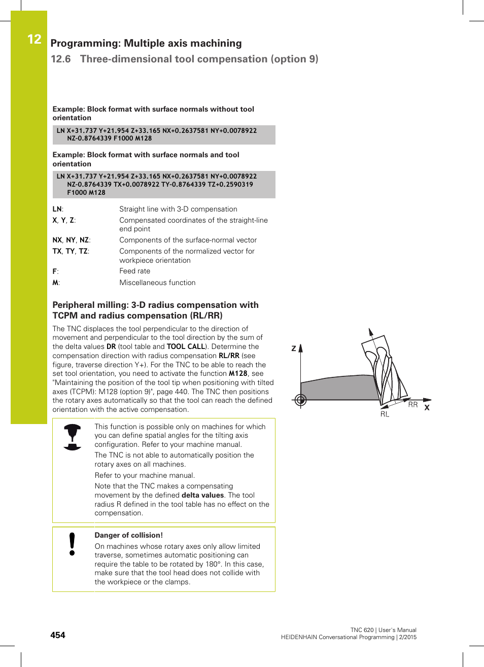 HEIDENHAIN TNC 620 (81760x-02) User Manual | Page 454 / 656