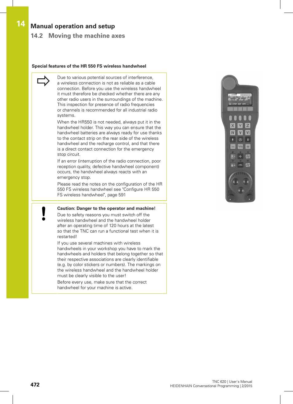 HEIDENHAIN TNC 620 (81760x-02) User Manual | Page 472 / 656