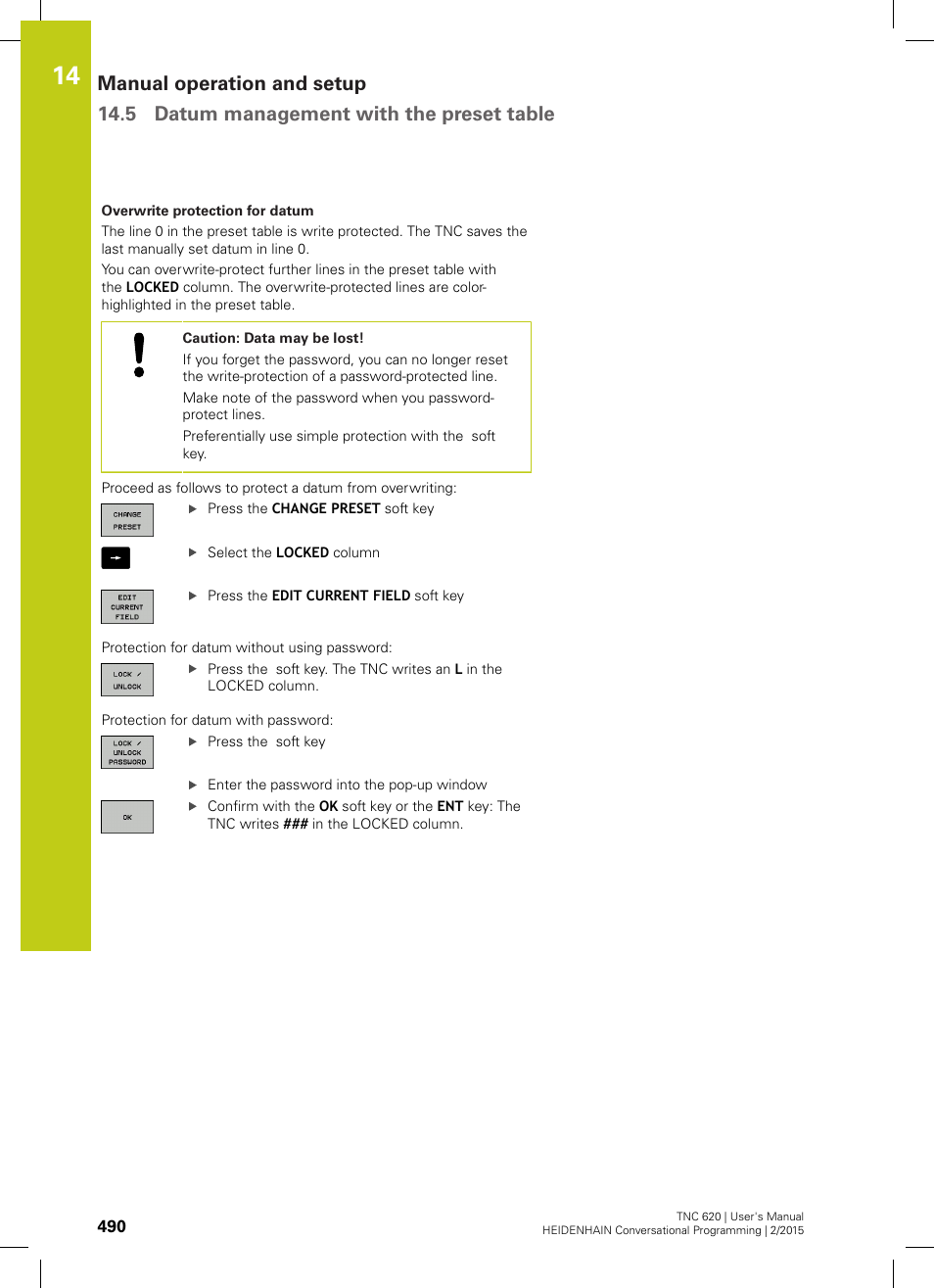 HEIDENHAIN TNC 620 (81760x-02) User Manual | Page 490 / 656