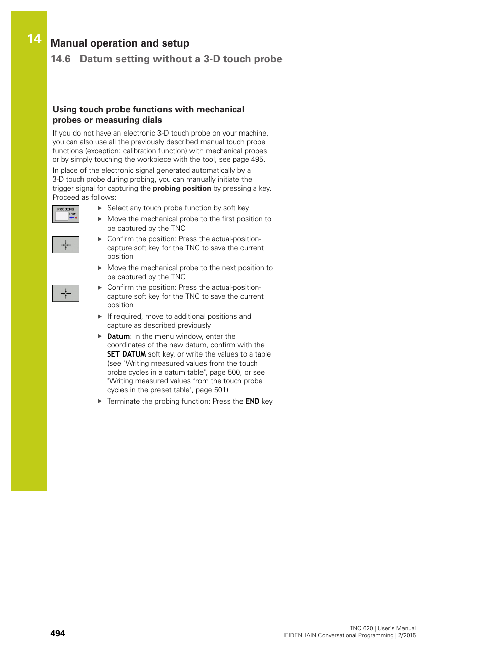 HEIDENHAIN TNC 620 (81760x-02) User Manual | Page 494 / 656