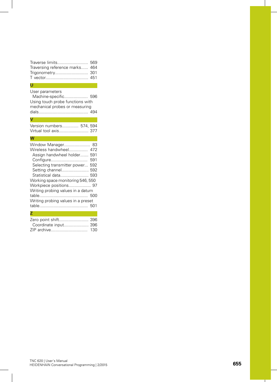 HEIDENHAIN TNC 620 (81760x-02) User Manual | Page 655 / 656