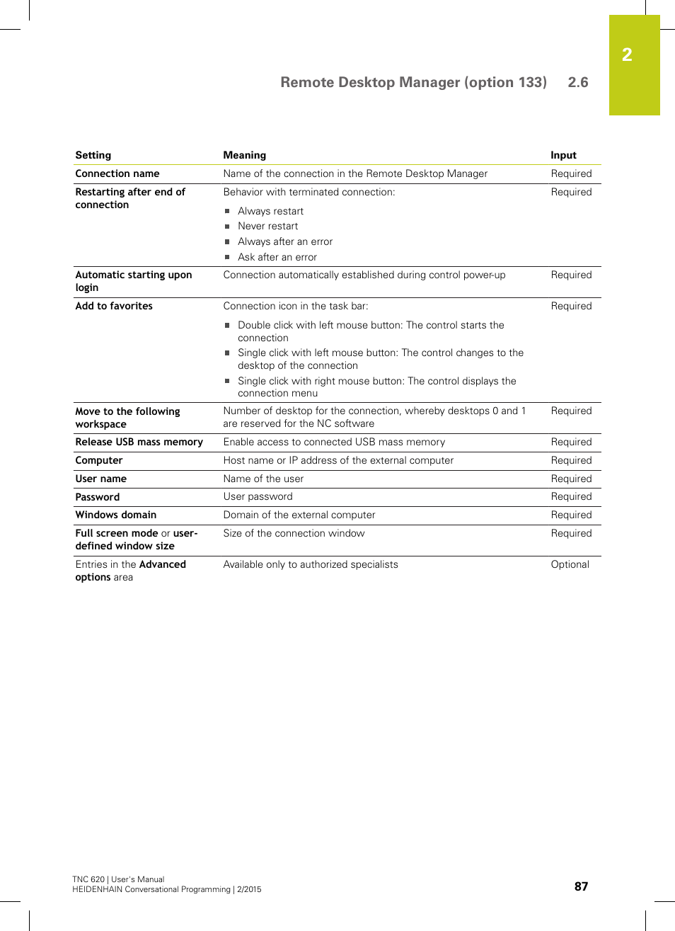 HEIDENHAIN TNC 620 (81760x-02) User Manual | Page 87 / 656