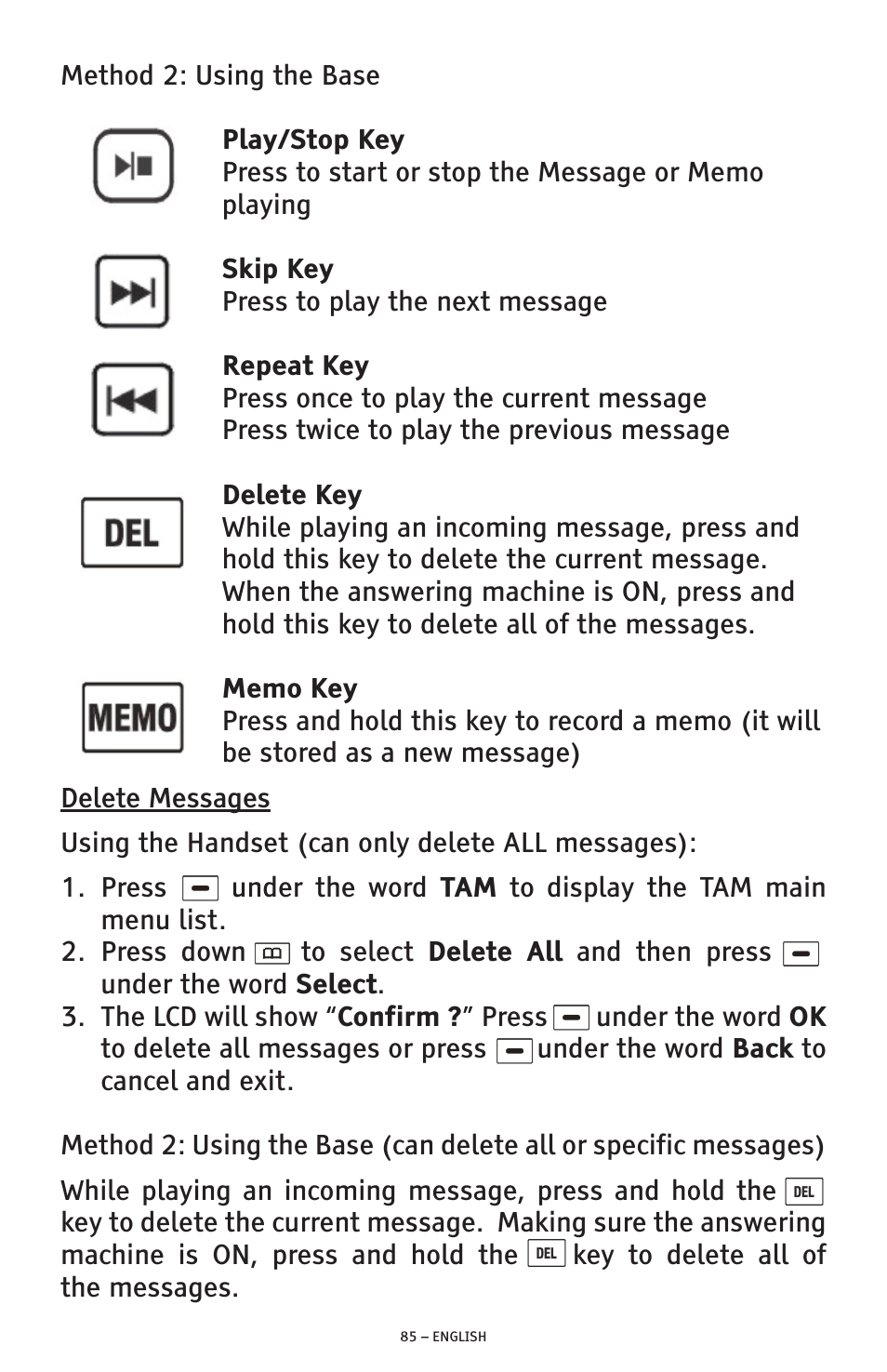 ClearSounds PHONE A1600 User Manual | Page 85 / 96