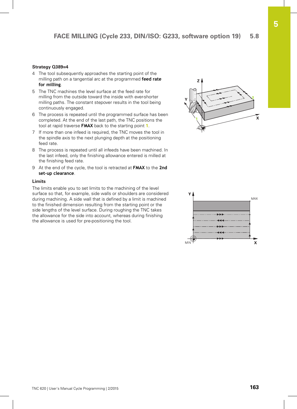HEIDENHAIN TNC 620 (81760x-02) Cycle programming User Manual | Page 163 / 490