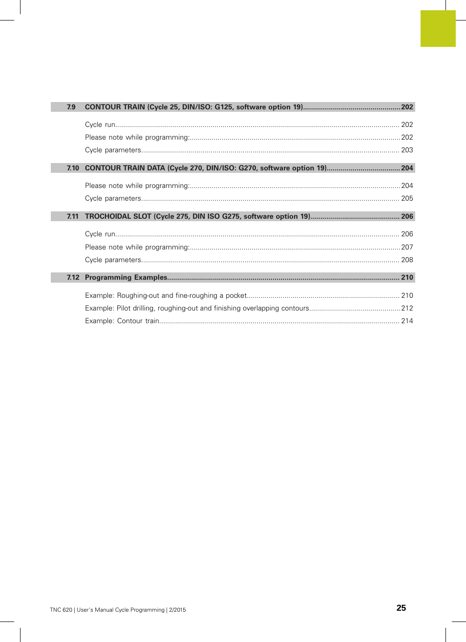 HEIDENHAIN TNC 620 (81760x-02) Cycle programming User Manual | Page 25 / 490