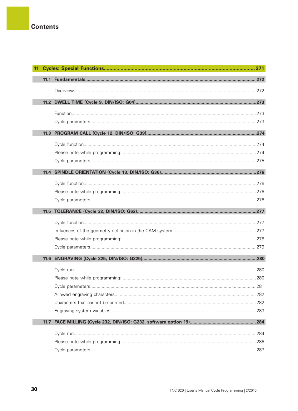 HEIDENHAIN TNC 620 (81760x-02) Cycle programming User Manual | Page 30 / 490
