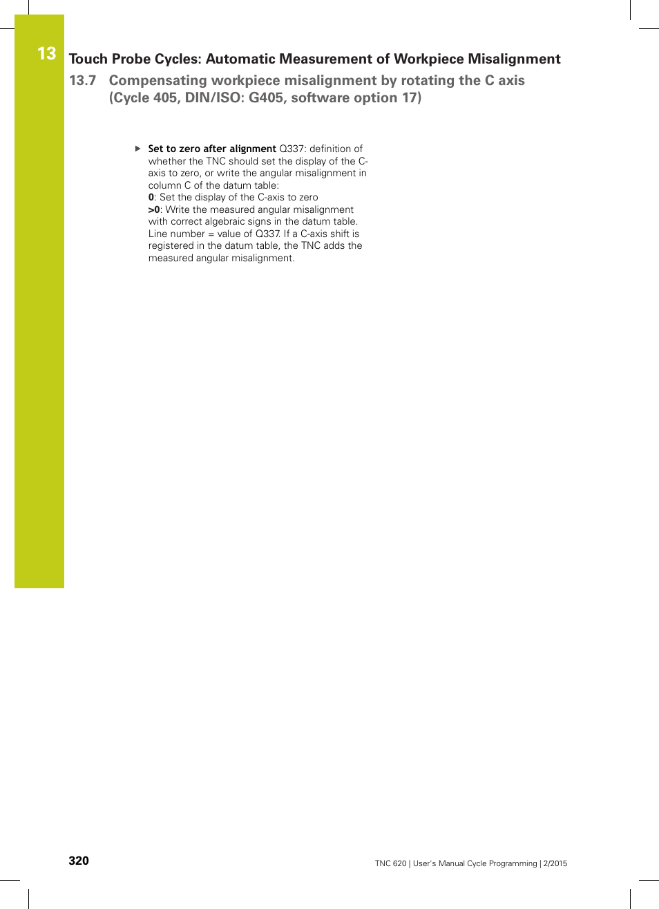 HEIDENHAIN TNC 620 (81760x-02) Cycle programming User Manual | Page 320 / 490