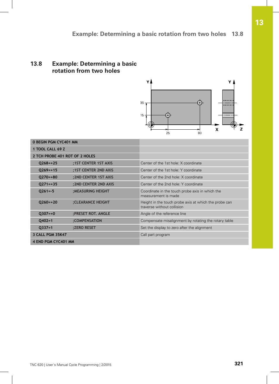 HEIDENHAIN TNC 620 (81760x-02) Cycle programming User Manual | Page 321 / 490