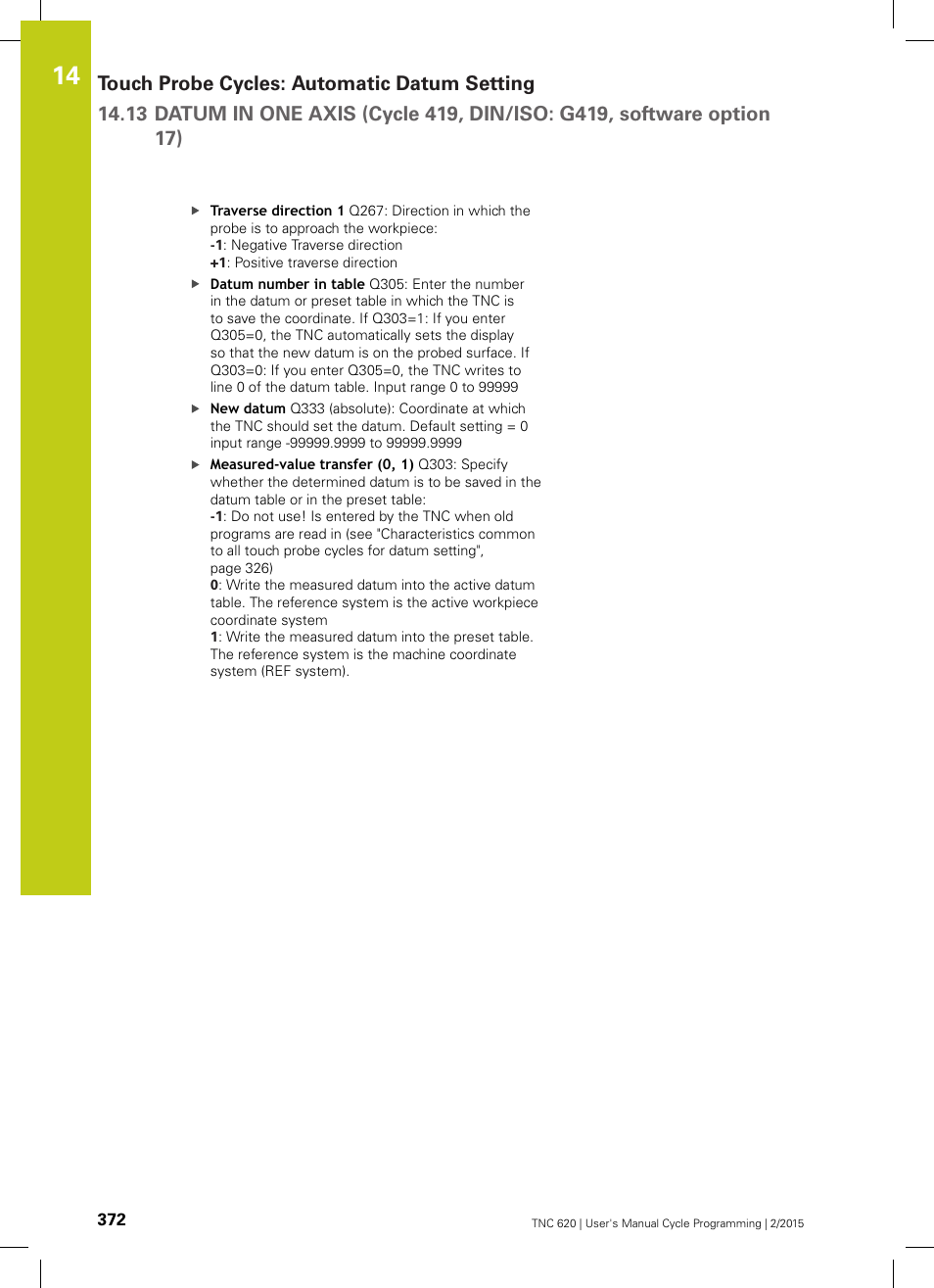 HEIDENHAIN TNC 620 (81760x-02) Cycle programming User Manual | Page 372 / 490