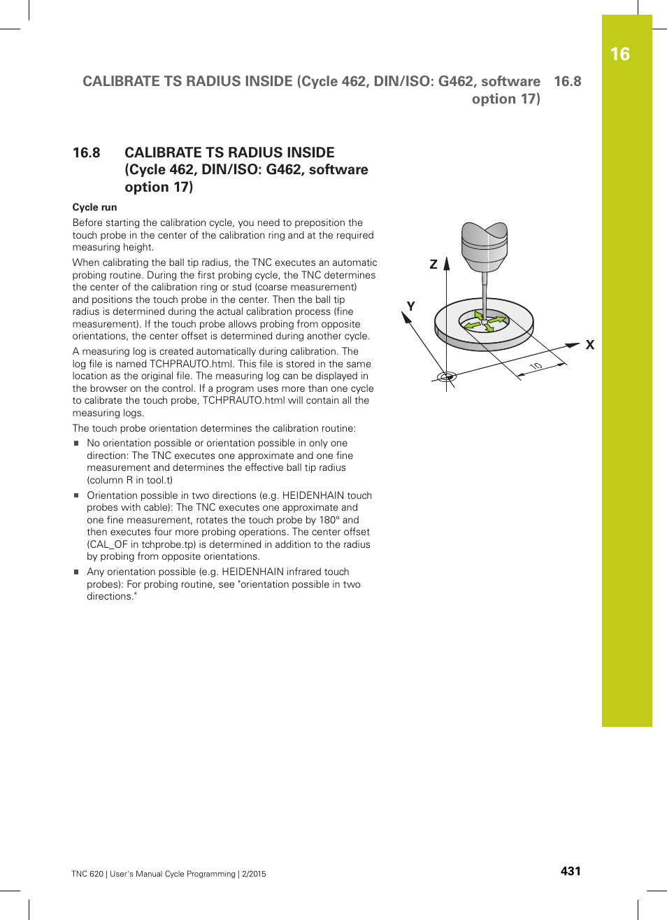 HEIDENHAIN TNC 620 (81760x-02) Cycle programming User Manual | Page 431 / 490