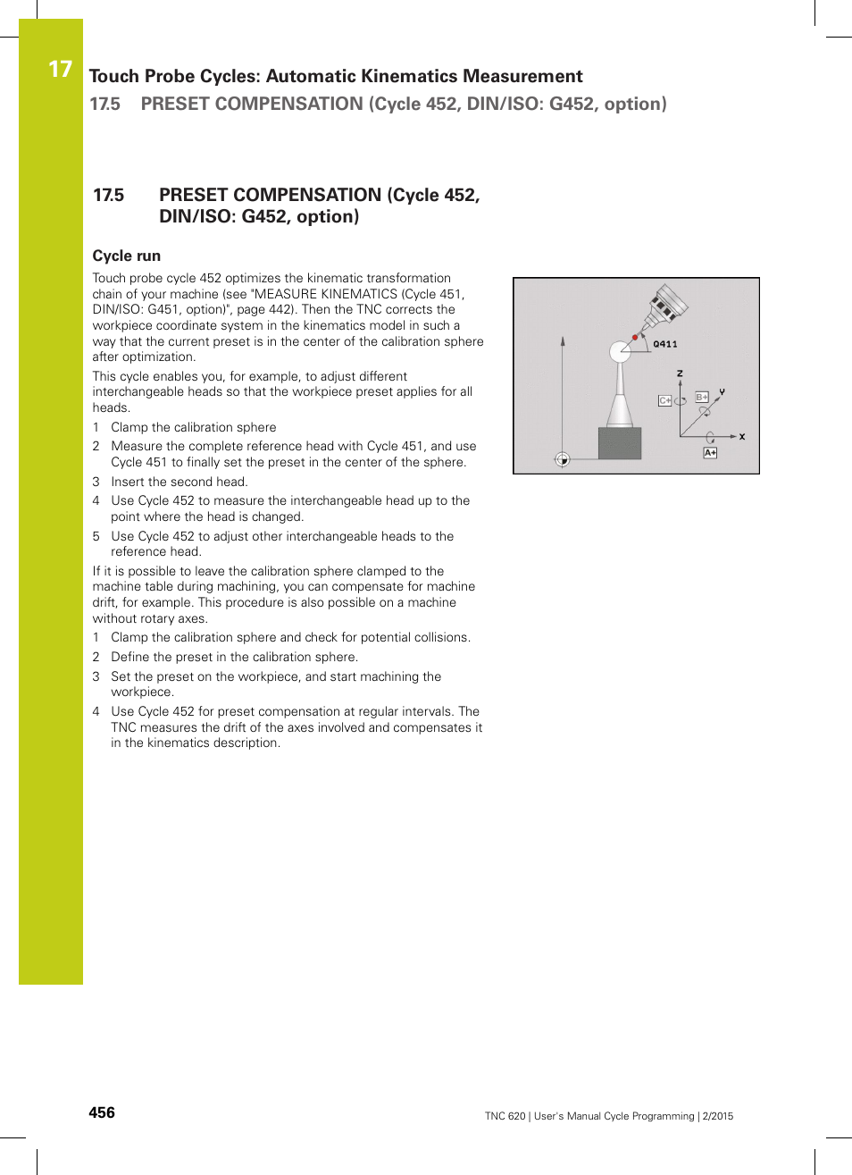 Cycle run | HEIDENHAIN TNC 620 (81760x-02) Cycle programming User Manual | Page 456 / 490