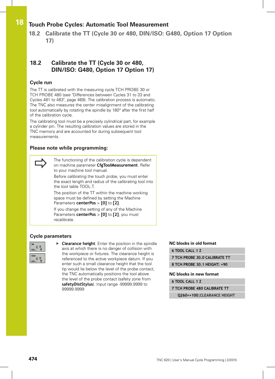 Cycle run, Please note while programming, Cycle parameters | HEIDENHAIN TNC 620 (81760x-02) Cycle programming User Manual | Page 474 / 490