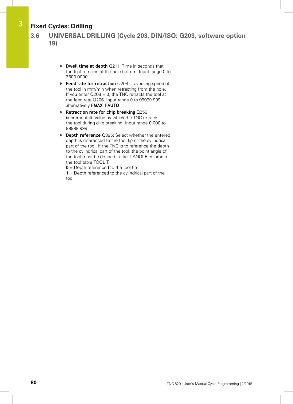 HEIDENHAIN TNC 620 (81760x-02) Cycle programming User Manual | Page 80 / 490