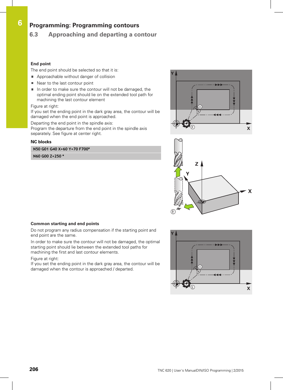 HEIDENHAIN TNC 620 (81760x-02) ISO programming User Manual | Page 206 / 629