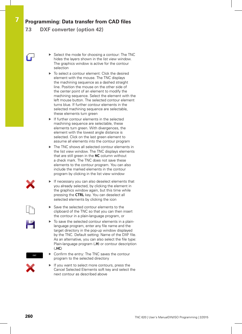 HEIDENHAIN TNC 620 (81760x-02) ISO programming User Manual | Page 260 / 629