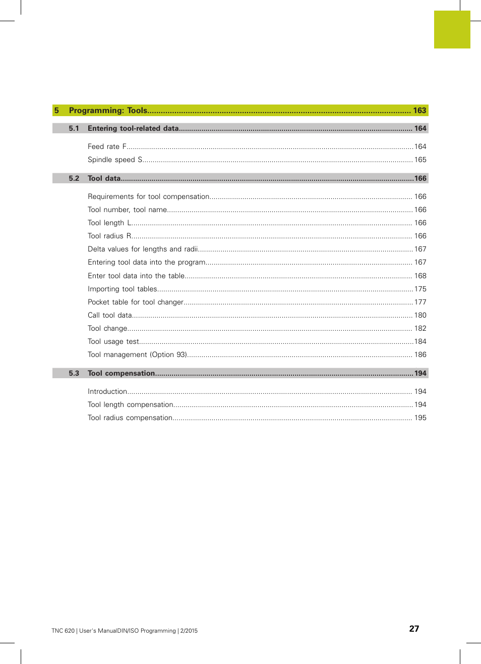 HEIDENHAIN TNC 620 (81760x-02) ISO programming User Manual | Page 27 / 629