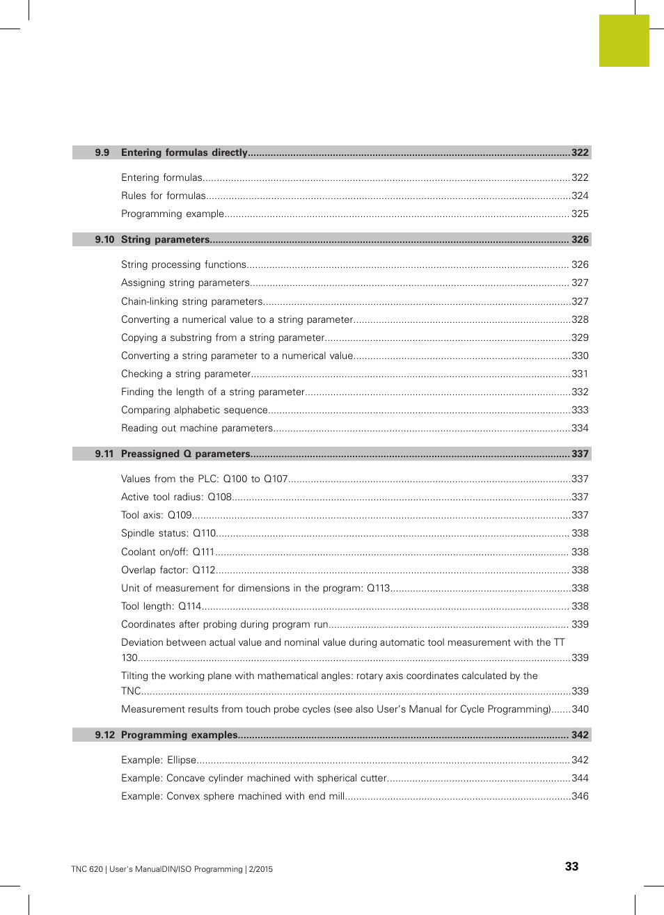 HEIDENHAIN TNC 620 (81760x-02) ISO programming User Manual | Page 33 / 629