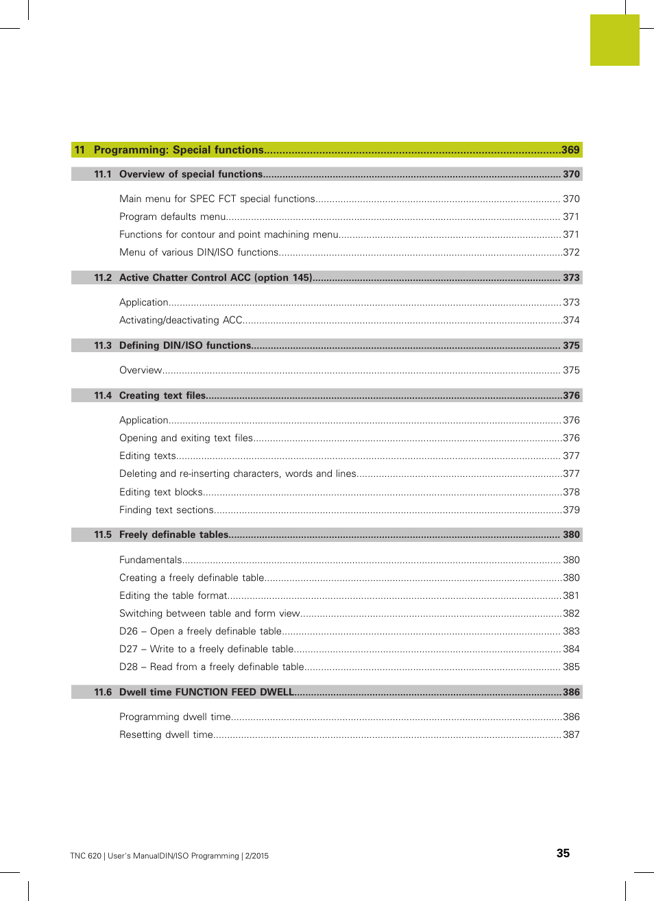 HEIDENHAIN TNC 620 (81760x-02) ISO programming User Manual | Page 35 / 629