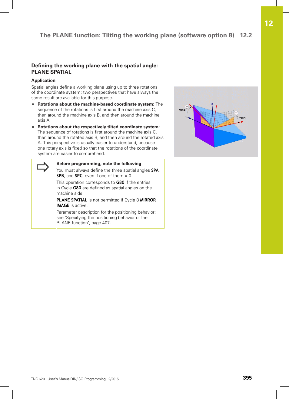HEIDENHAIN TNC 620 (81760x-02) ISO programming User Manual | Page 395 / 629