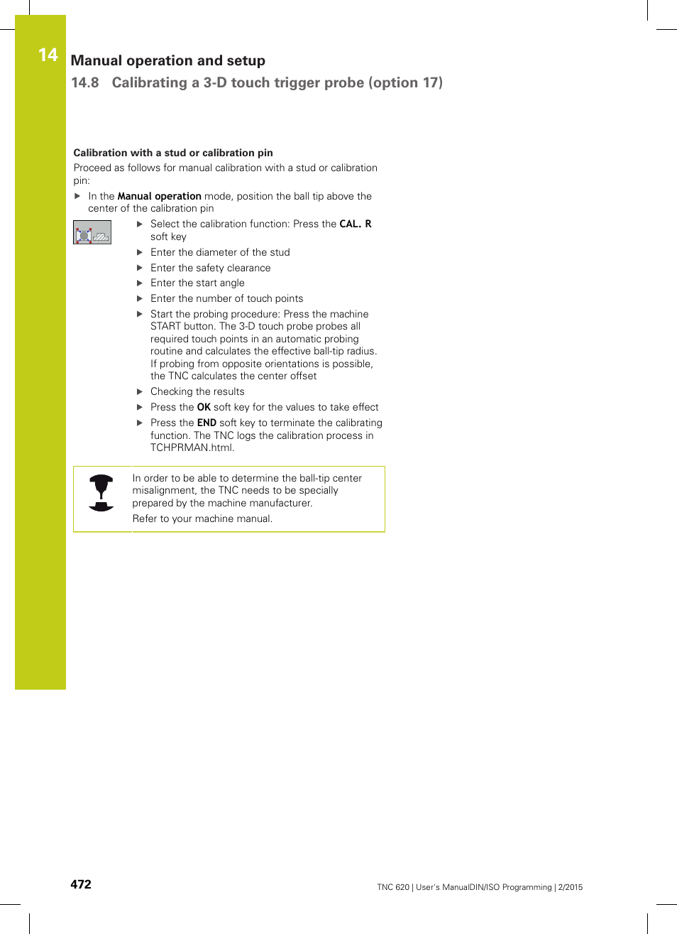 HEIDENHAIN TNC 620 (81760x-02) ISO programming User Manual | Page 472 / 629