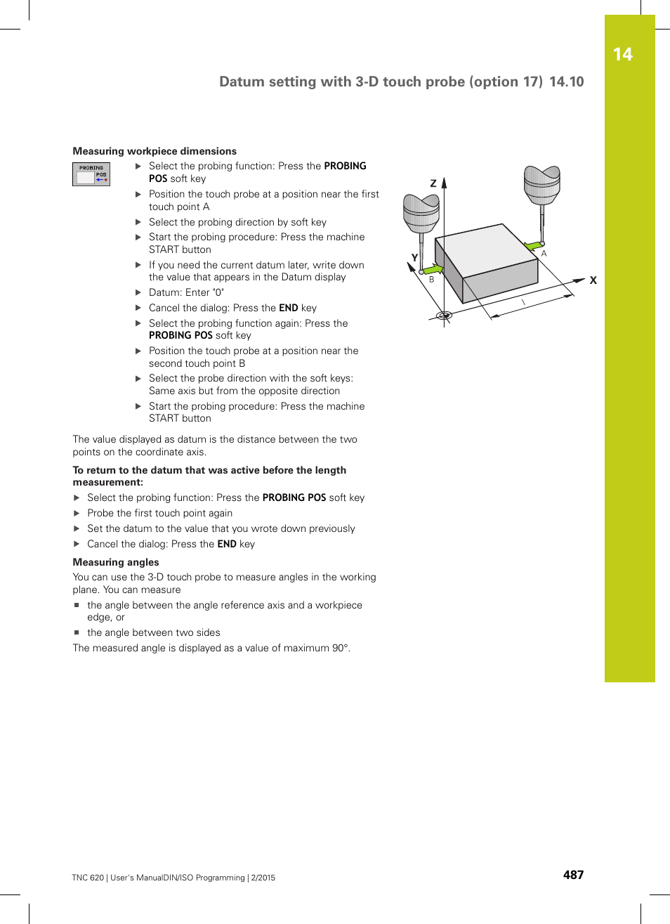 HEIDENHAIN TNC 620 (81760x-02) ISO programming User Manual | Page 487 / 629