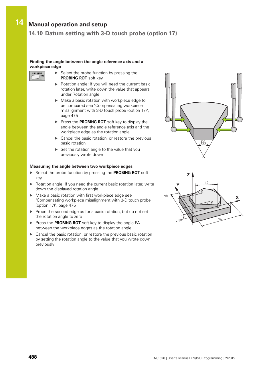 HEIDENHAIN TNC 620 (81760x-02) ISO programming User Manual | Page 488 / 629