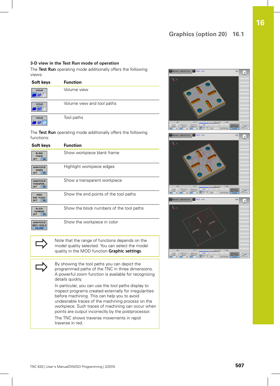HEIDENHAIN TNC 620 (81760x-02) ISO programming User Manual | Page 507 / 629