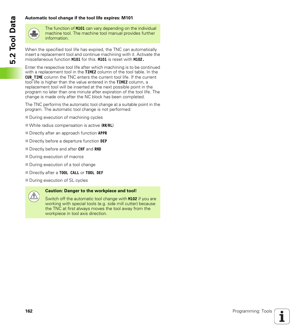 2 t ool d a ta | HEIDENHAIN TNC 640 (34059x-01) User Manual | Page 162 / 589