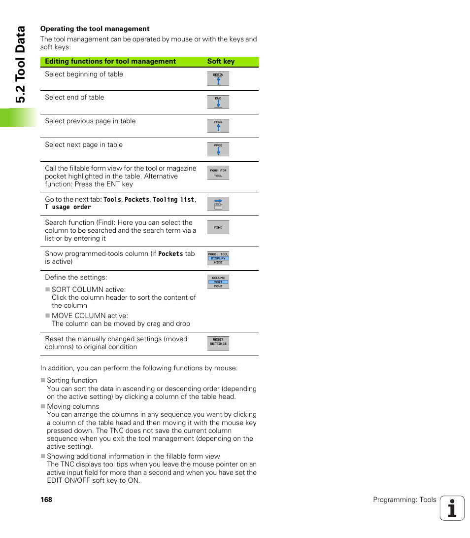 2 t ool d a ta | HEIDENHAIN TNC 640 (34059x-01) User Manual | Page 168 / 589