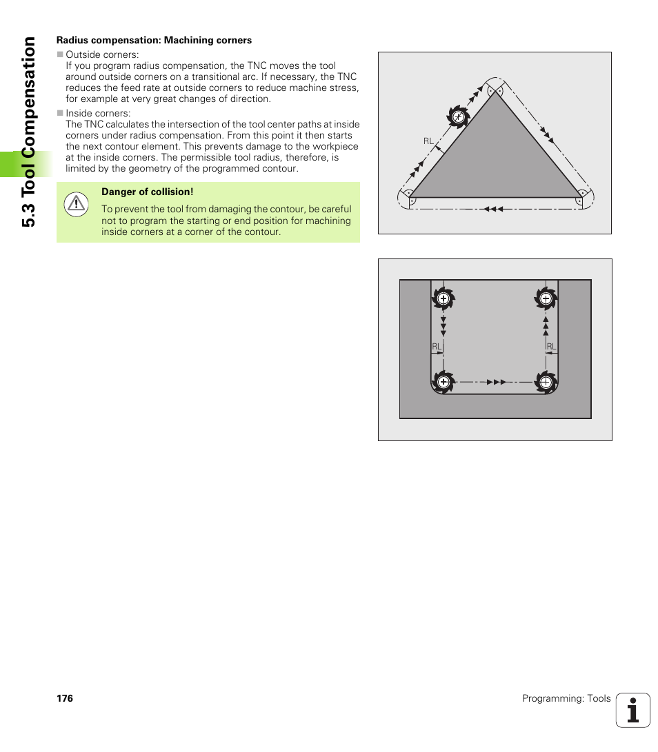 3 t ool compensation | HEIDENHAIN TNC 640 (34059x-01) User Manual | Page 176 / 589