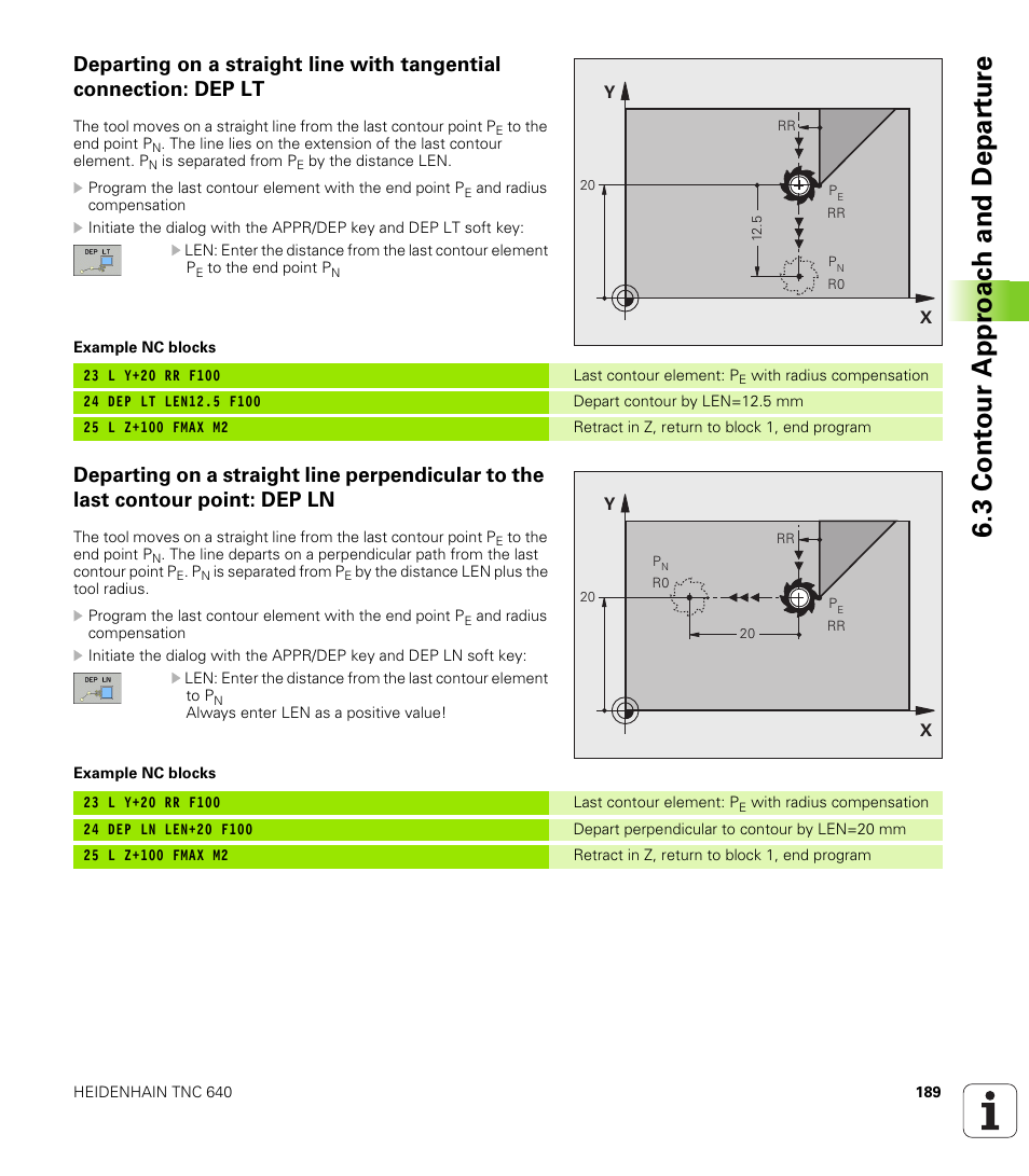 3 cont our appr oac h and depar tur e | HEIDENHAIN TNC 640 (34059x-01) User Manual | Page 189 / 589