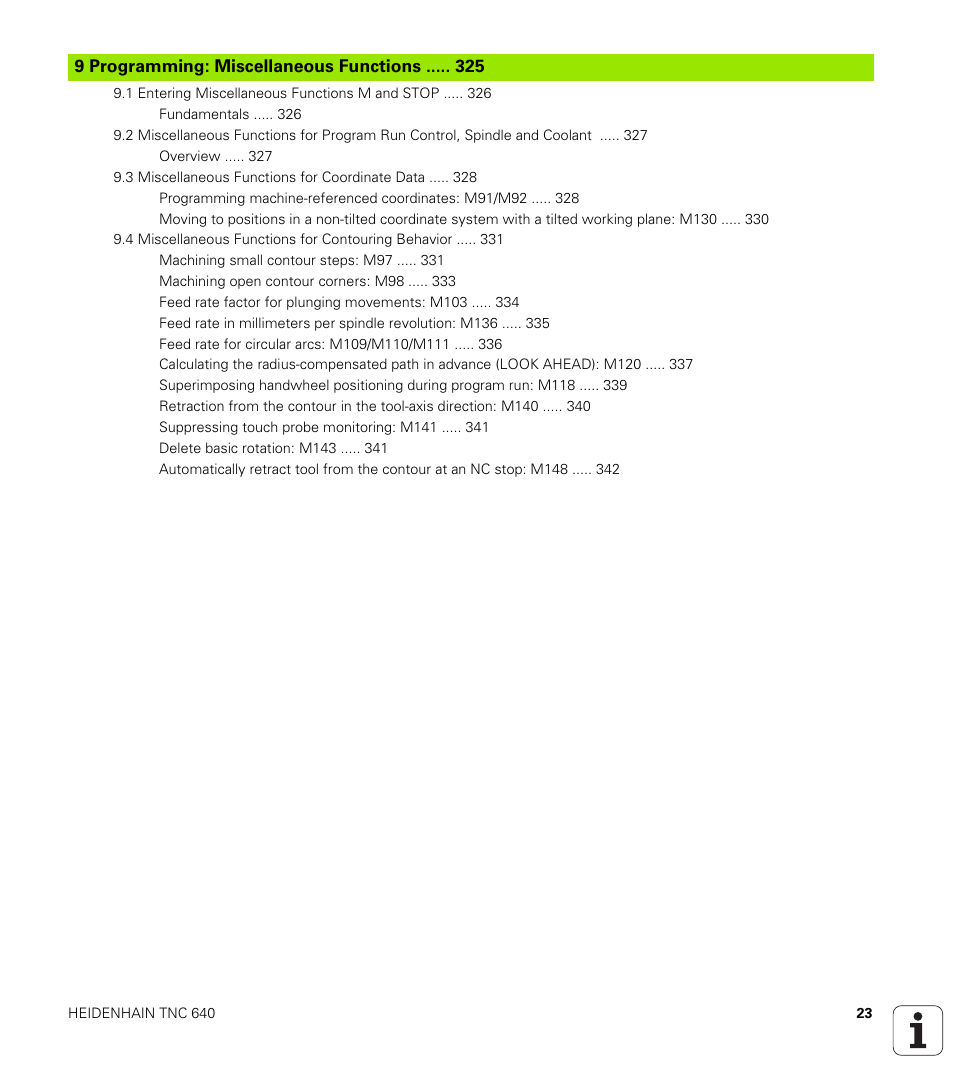 HEIDENHAIN TNC 640 (34059x-01) User Manual | Page 23 / 589