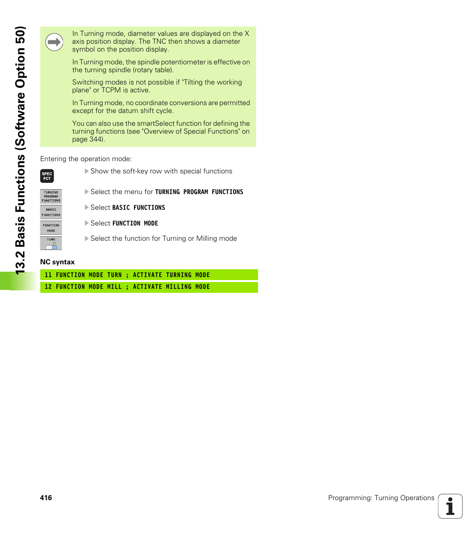 2 basis f unctions (sof tw ar e option 50) | HEIDENHAIN TNC 640 (34059x-01) User Manual | Page 416 / 589