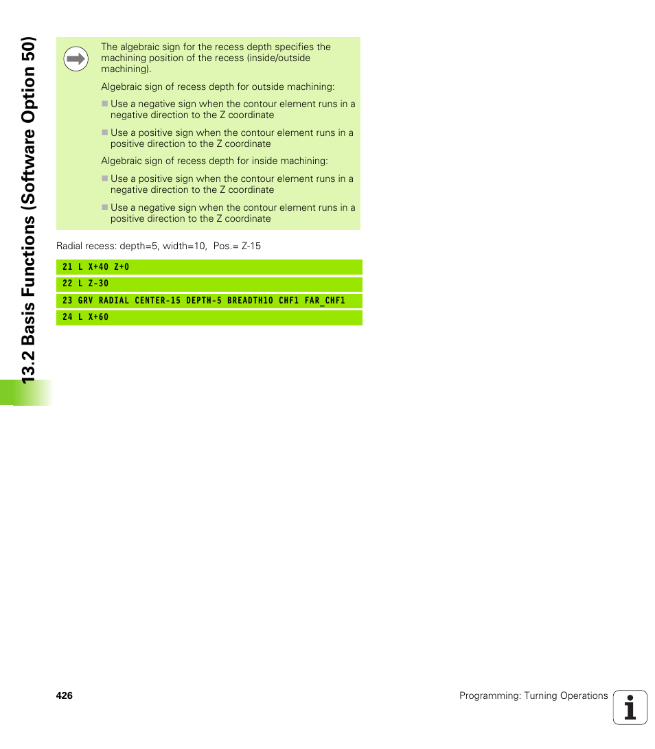 2 basis f unctions (sof tw ar e option 50) | HEIDENHAIN TNC 640 (34059x-01) User Manual | Page 426 / 589