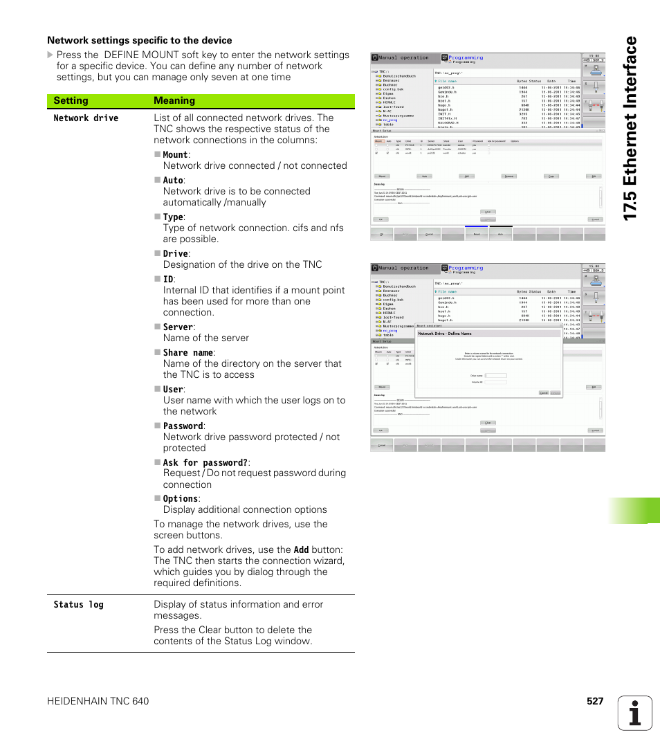 5 ether n et int e rf ace | HEIDENHAIN TNC 640 (34059x-01) User Manual | Page 527 / 589