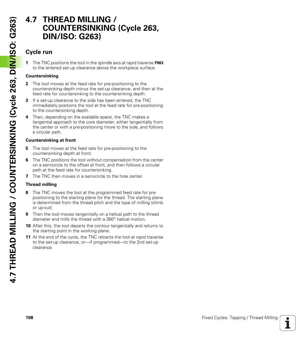 Cycle run | HEIDENHAIN TNC 640 (34059x-01) Cycle programming User Manual | Page 108 / 549